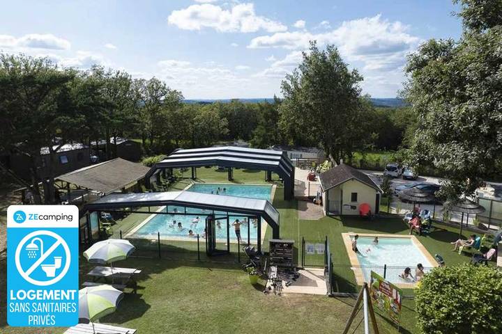 Gîte pour 5 personnes, avec bassin pour enfant et piscine à Loupiac (Lot)