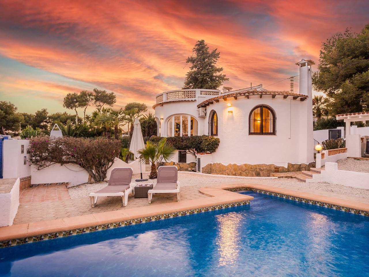 Villa Casa Golondrina mit Pool und Wlan in Moraira in Cap Blanc, Teulada (Spanien)