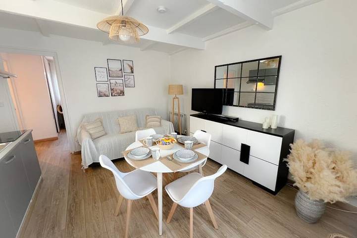 Maison de vacances pour 4 personnes, avec terrasse à Sangatte