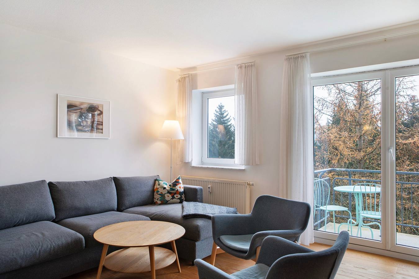 Ganze Wohnung, Ferienwohnung 'Tannenblick 6-2' mit Bergblick, Balkon und Wi-Fi in Oberhof, Rennsteig