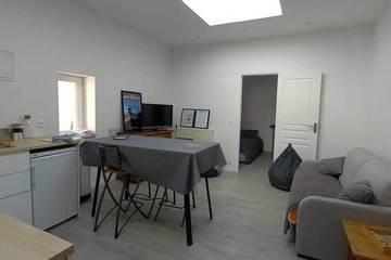 Gîte pour 4 personnes, avec terrasse à Lion-sur-Mer