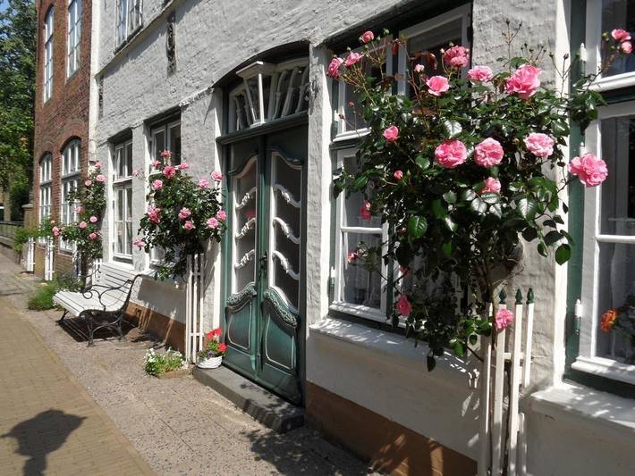 Ganze Ferienwohnung, Ferienwohnung in Friedrichstadt mit Garten in Friedrichstadt, Eider-Treene-Sorge
