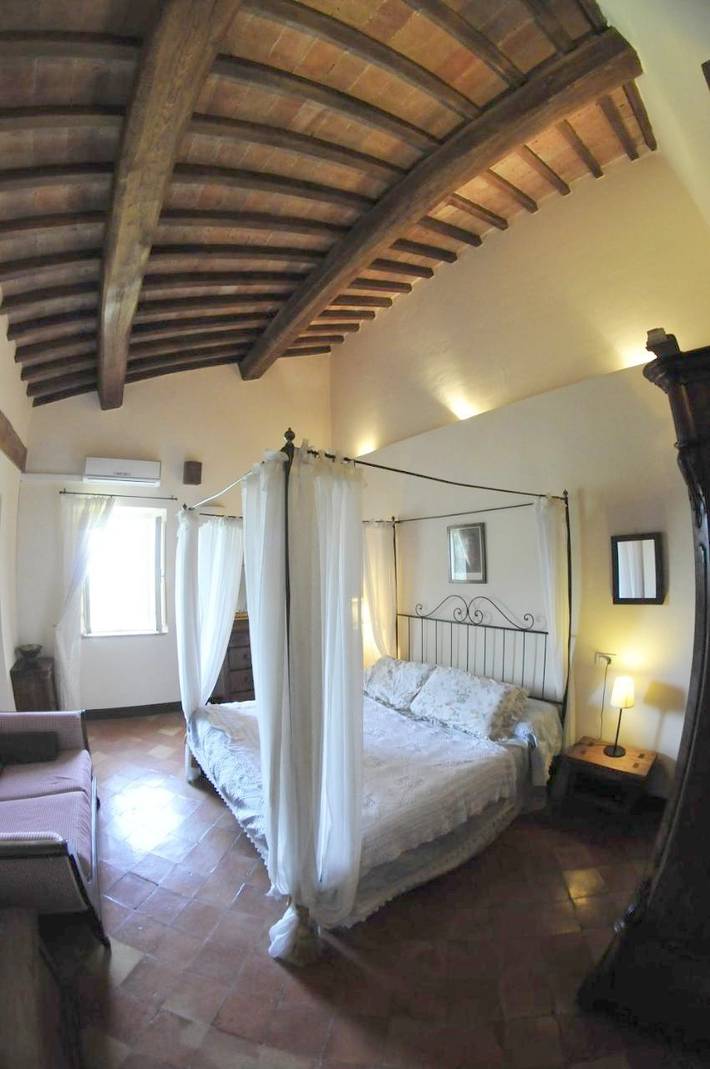 Ferienhaus für 6 Personen, mit Ausblick und Garten, mit Haustier in Pienza