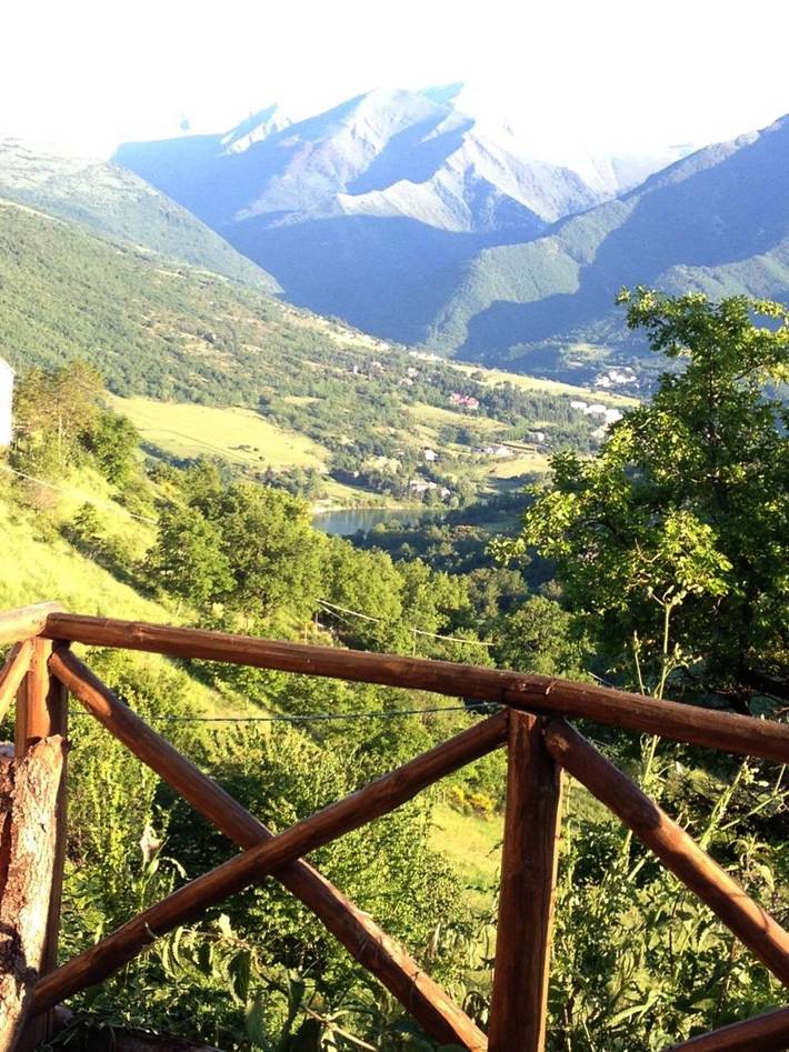 Casa vacanza per 5 persone, con Terrazza e Giardino nonché Vista lago e Panorama in Parco nazionale dei Monti Sibillini