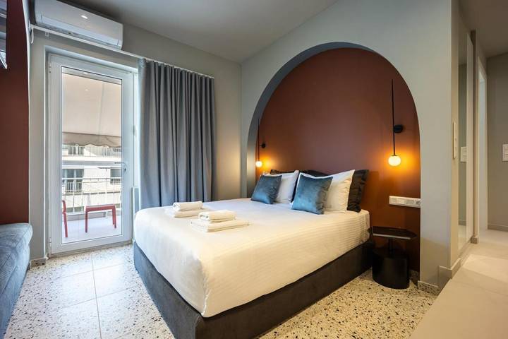 Maison d’hôte pour 2 personnes, avec vue et balcon à Athènes - 4