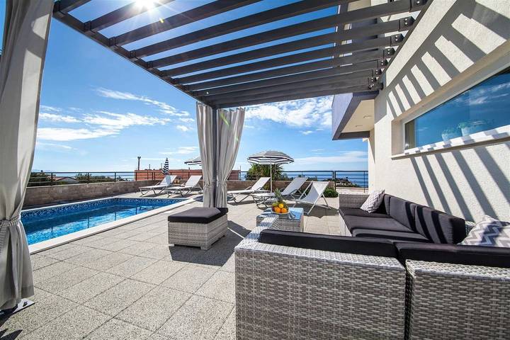 Villa pour 6 personnes, avec balcon à Makarska - 4