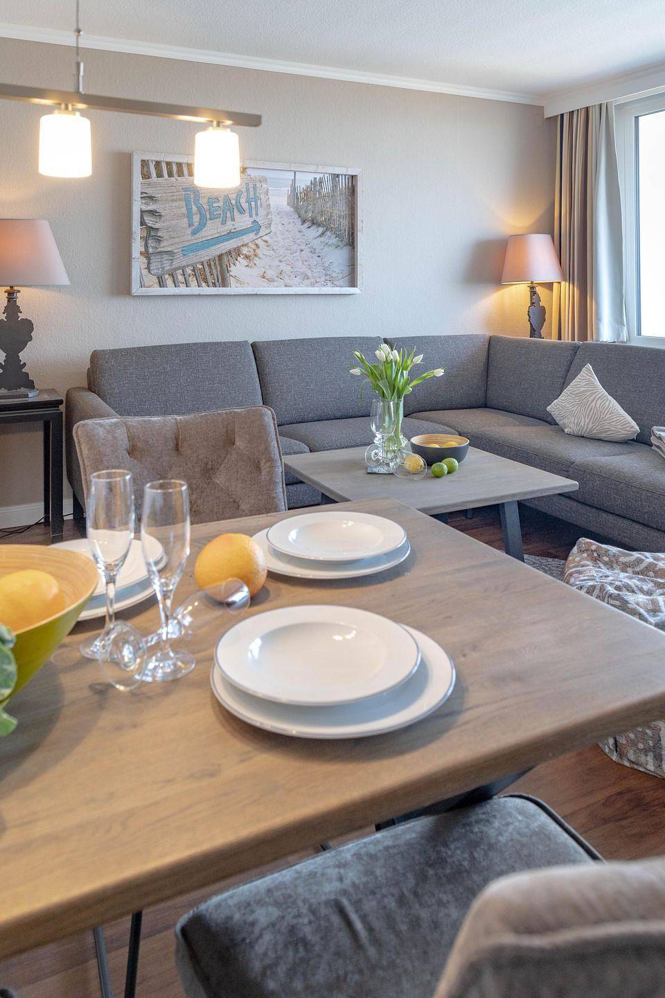 Ganze Wohnung, 2 Zimmerwohnung am Strand - Hervorragender Meerblick aus der 5. Etage in Westerland, Sylt (Gemeinde)