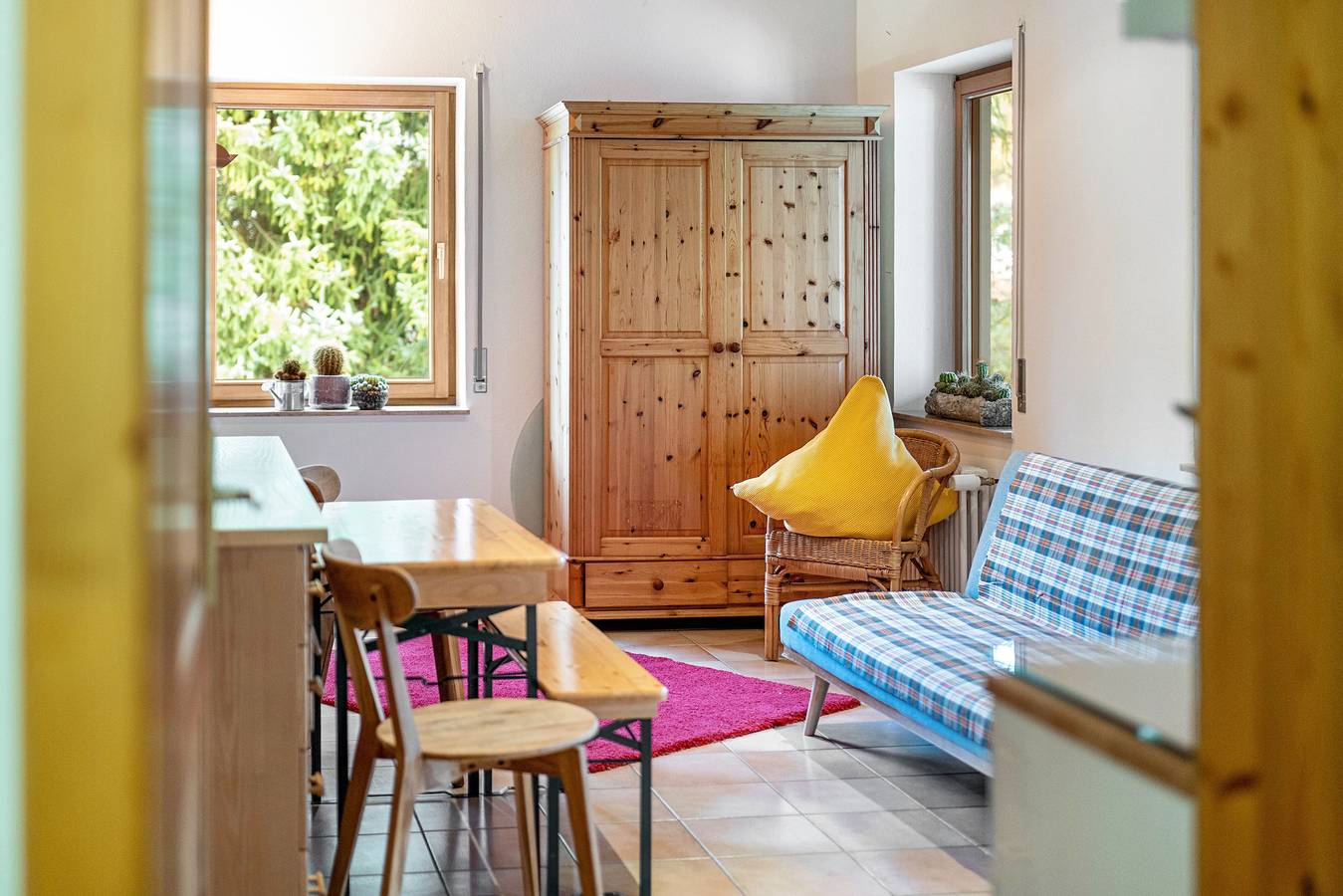 Ganze Wohnung, Ferienwohnung 'Typ A' mit gemeinsamer Terrasse und gemeinsamem Garten in Indelhausen, Hayingen