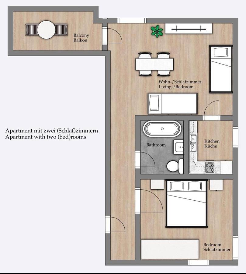 Ganze Wohnung, Apartment in Pöcking, Starnberger See