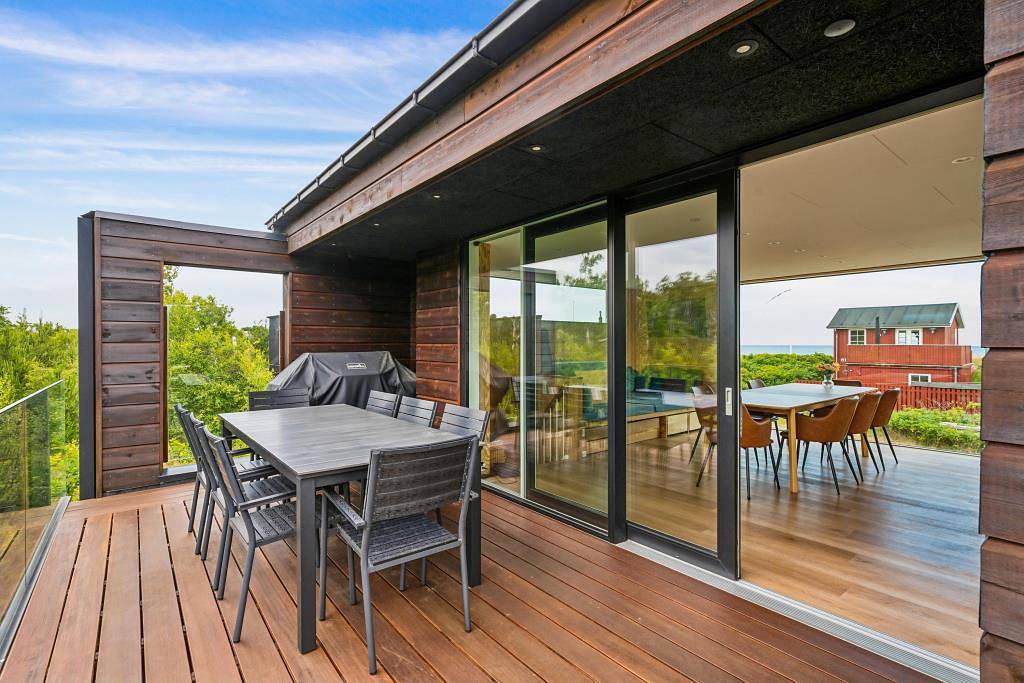 Exklusives Ferienhaus mit Meerblick an Grenaa Strand – in zweiter Dünenreihe in Grenå Strand, Grenaa