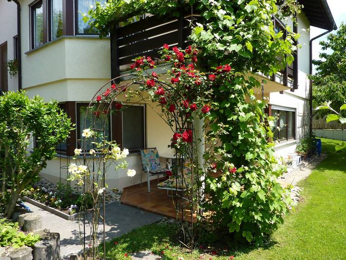 Appartement de vacances pour 2 personnes, avec jardin