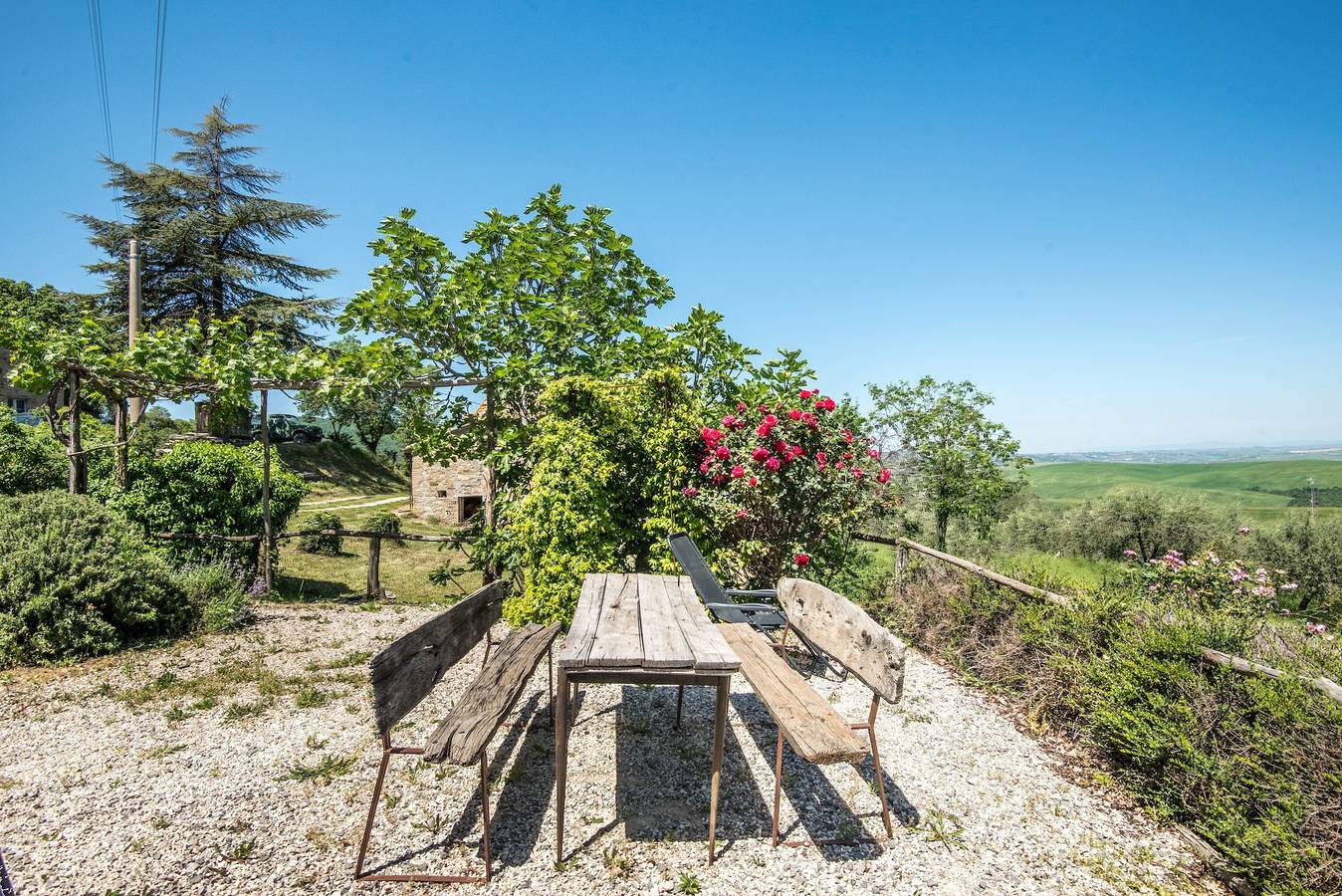 Apartamento entero, Apartamento de vacaciones para 4 personas con jardín in Castiglione d'Orcia region, Val d'Orcia