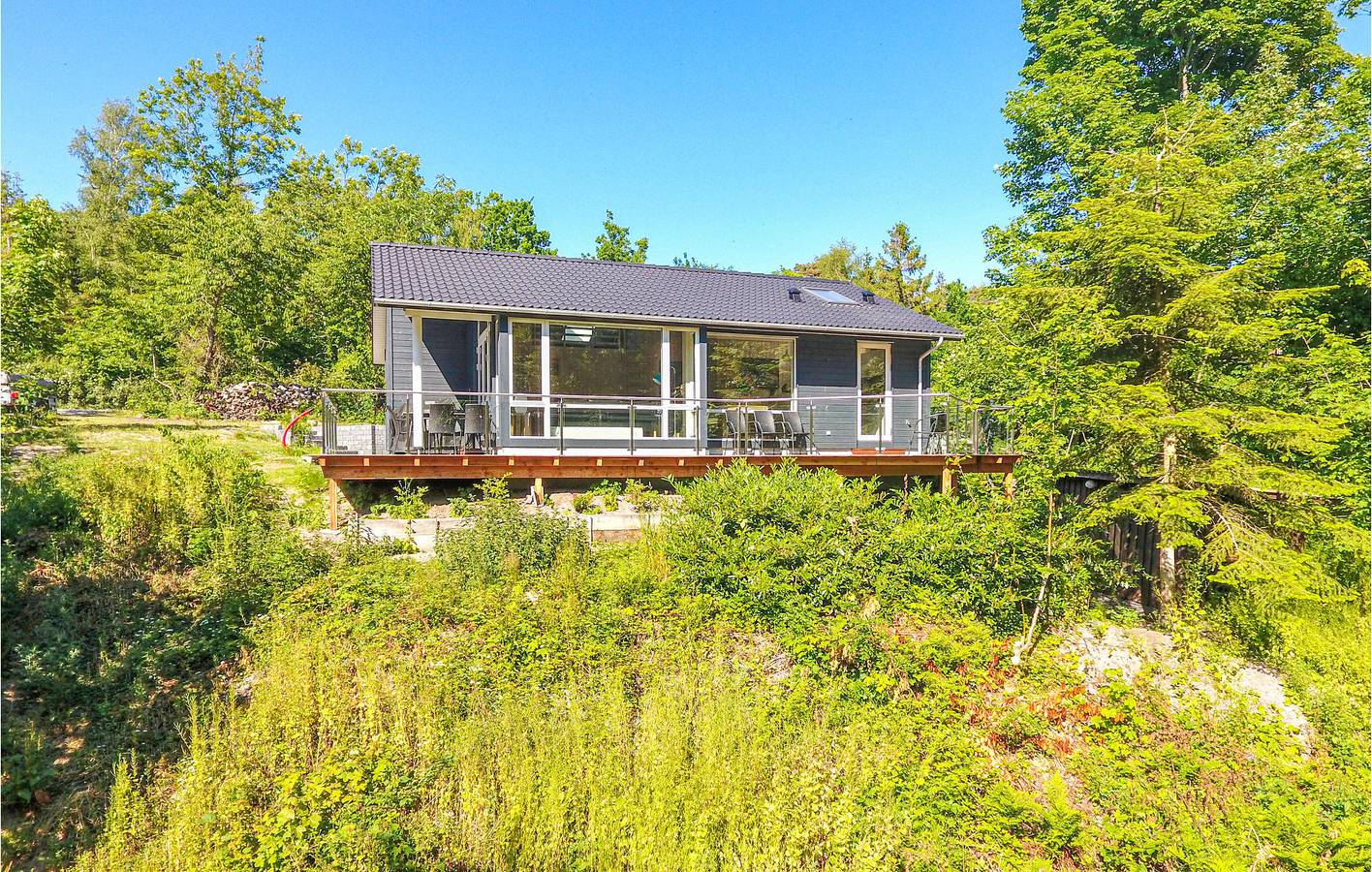 Vakantiehuis voor 4 personen met terras in Rønne, Bornholm