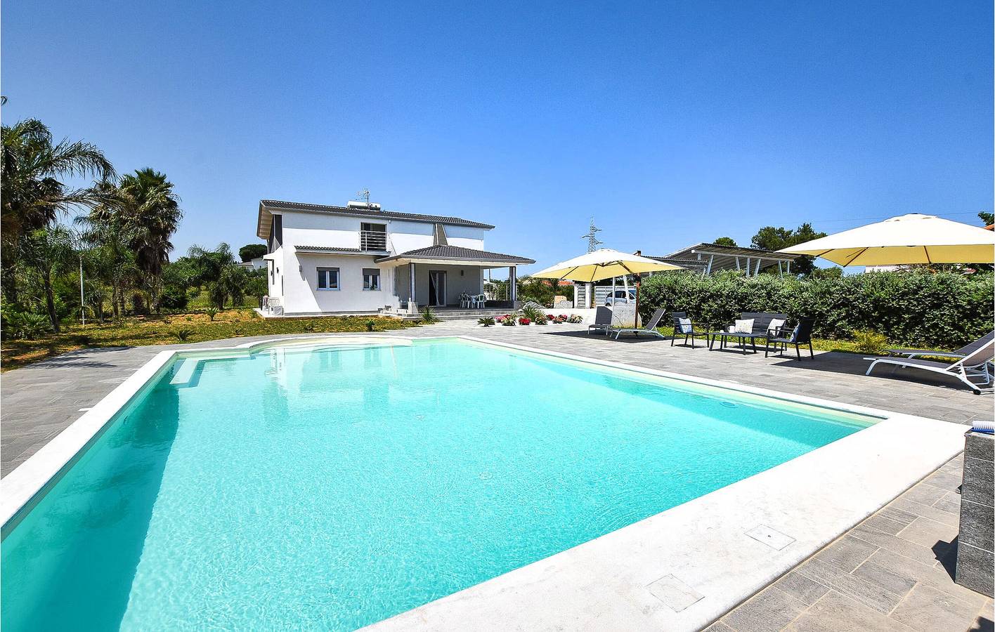 Geräumiges Riverside Apartment mit Pool und Parkplatz in Partinico, Palermo Provinz