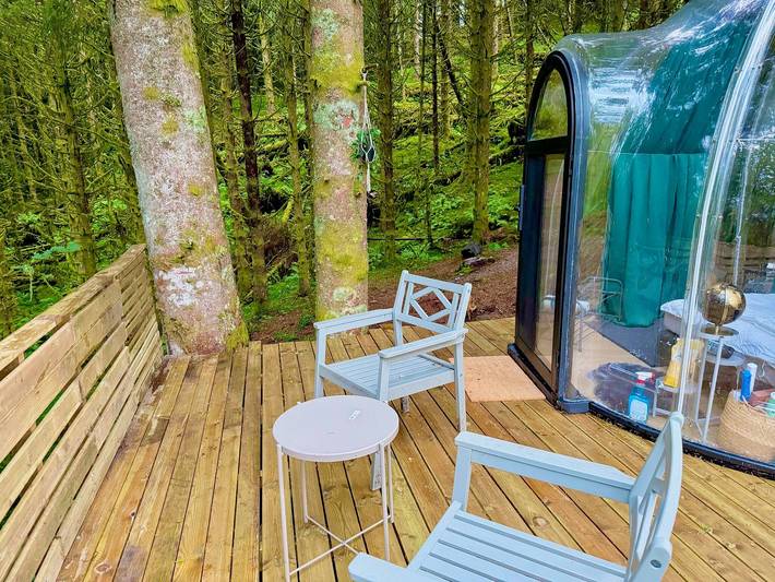 Vacation rental for 2 people, with yard and view in Bergen