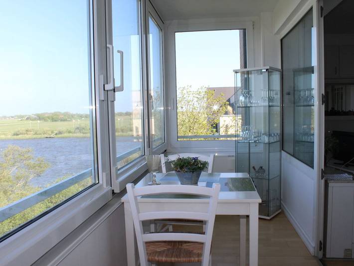 Ferienwohnung für 3 Personen, mit Ausblick und Seeblick in Nordstrand - 2