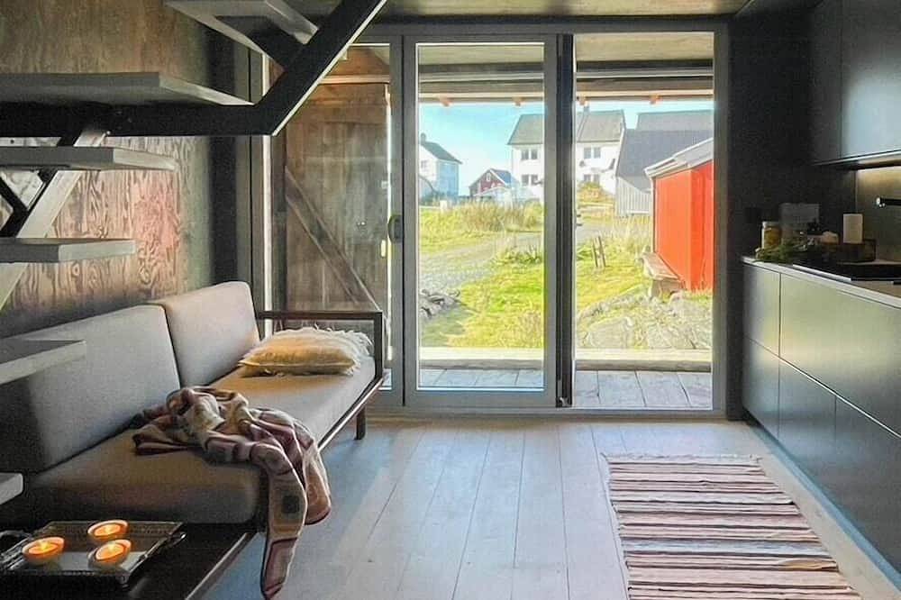 Bootshaus am Meer in Veiholmen in Smøla, Nördliches Fjordnorwegen