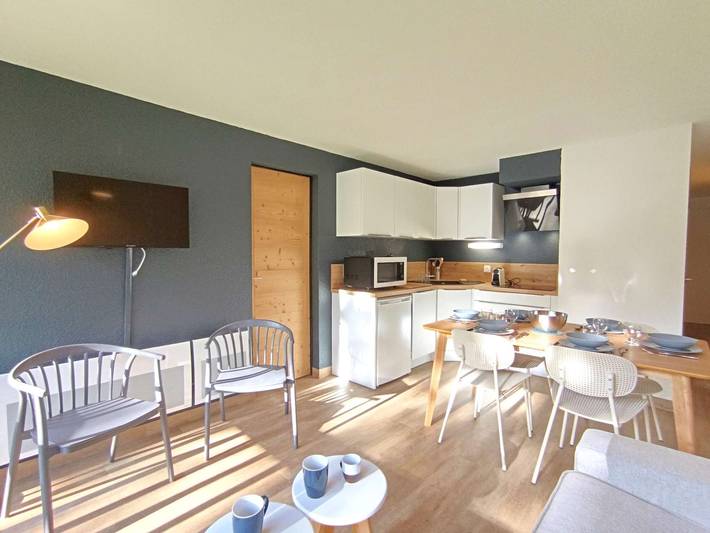 Ganze Wohnung, Familienfreundliche 3-Zimmer-Wohnung für 6 Personen mit Südbalkon in Saint-Lary-Soulan in Saint-Lary-Soulan, Nationalpark Pyrenäen