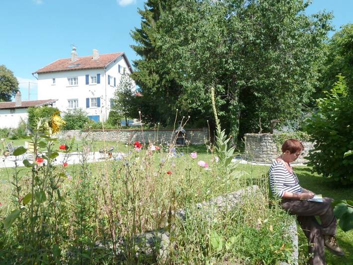 Maison de vacances pour 2 personnes, avec Terrasse ainsi que Jardin et Vue