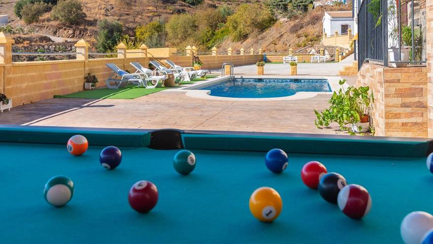 Casa rural para 11 personas, con piscina y balcón/terraza en Almáchar - 4