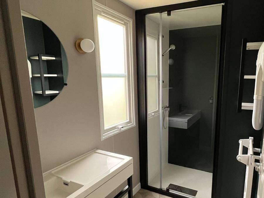 Camping Vallée de L'Indre - Mobilheim 6 personen - 6 Pers Vip Klimaanlage 3 Schlafz. in Montbazon, Tours und Umgebung