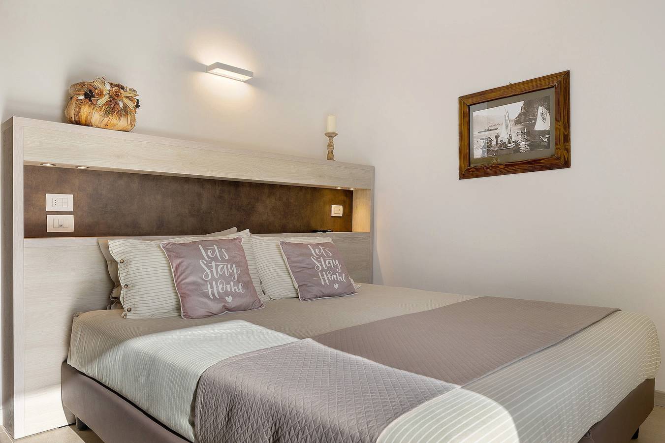 Eco del Garda - Camera 306 - con terrazza coperta vista lago in Villa del Monte, Tenno