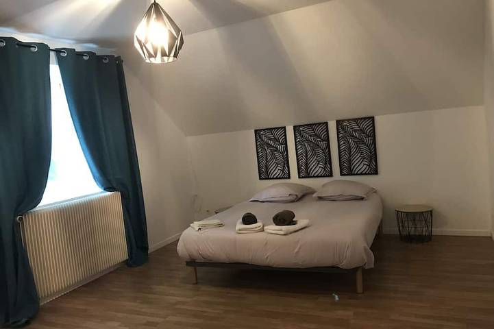 Gîte pour 12 personnes, avec jacuzzi et piscine, animaux acceptés à Saint-Sernin-du-Plain - 4