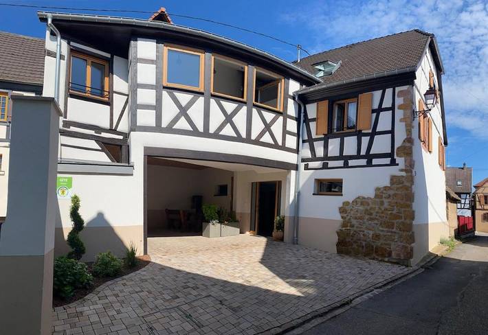 Maison de vacances pour 11 personnes, avec terrasse ainsi que sauna et vue