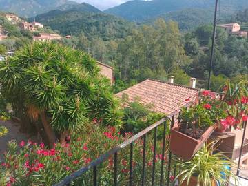 Gîte pour 3 personnes, avec vue et balcon à Serriera