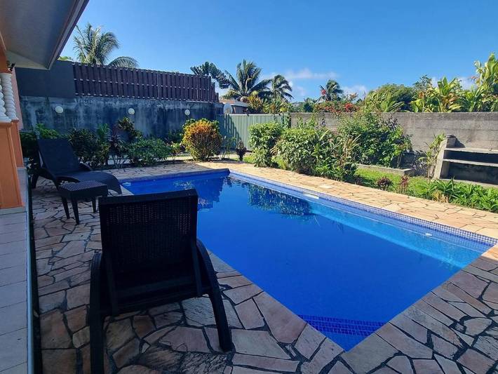 Location de vacances pour 6 personnes, avec jardin ainsi que piscine et vue dans Papara - 2