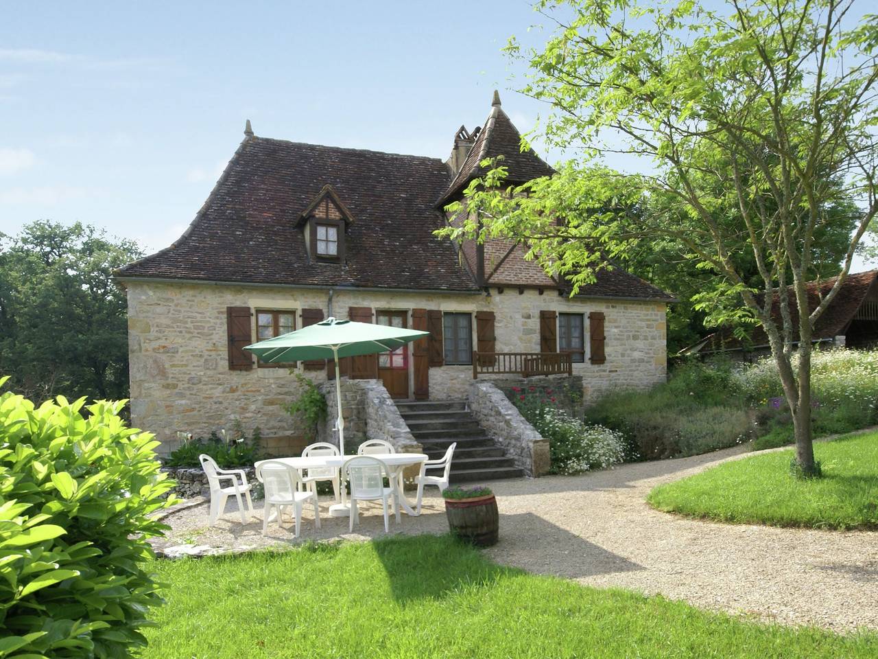 Maison De Vacances pour 6 Personnes dans Padirac, Parc Naturel Régional des Causses du Quercy