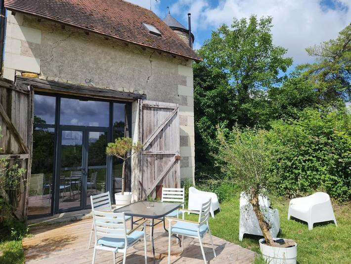 Maison de vacances pour 4 personnes, avec jardin ainsi que terrasse et vue