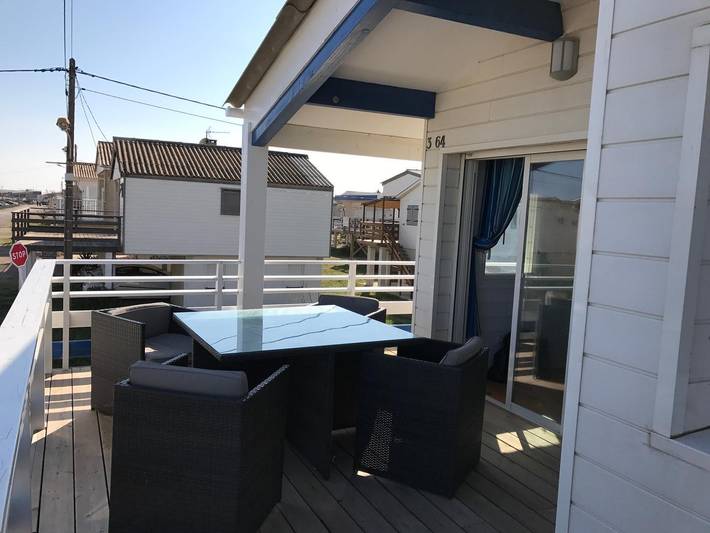 Chalet pour 4 personnes, avec jardin à Gruissan Plage - 2