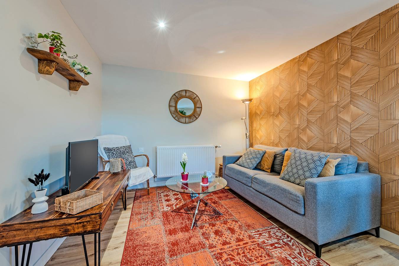 Studio entier, Studio 'Le Grand Large' avec terrasse partagée, jardin partagé et Wi-Fi in Lopérec, Région de Châteaulin