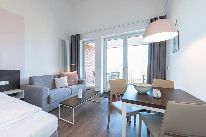 Ferienwohnung für 3 Personen, mit Balkon und Sauna auf Langeoog