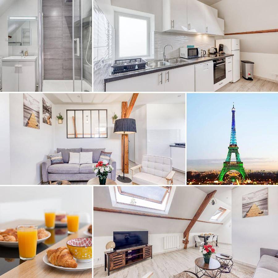 Appartement entier, Le Boisier - 3 min de la Gare Massy Tgv - Cozy Houses in Palaiseau, Essonne