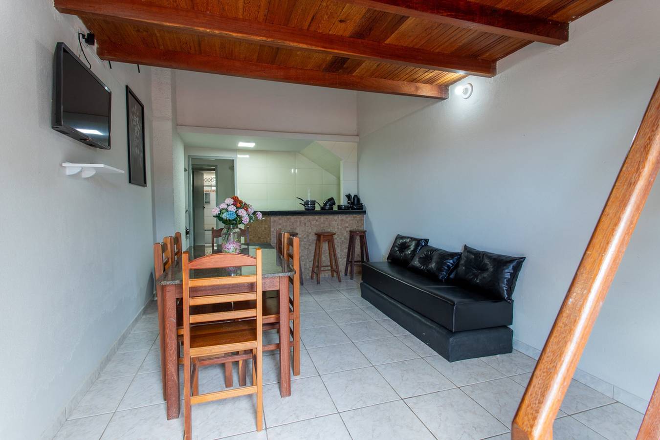 Ganze Wohnung, Mirante Apto 7 - 400m da Praia da Areia Preta in Guarapari, Região Metropolitana da Grande Vitória