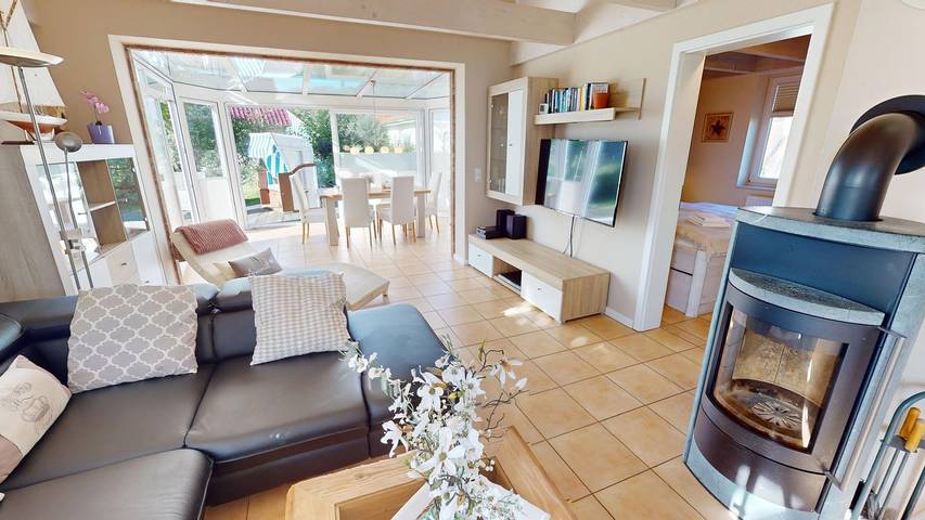 Ferienhaus für 6 Personen, mit Terrasse und Garten sowie Sauna in Neustadt in Holstein