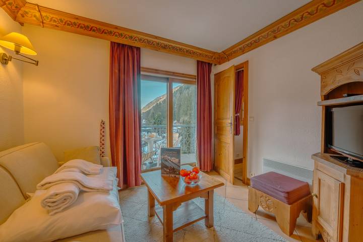 Ferienwohnung für 4 Personen, mit Balkon und Kinderpool sowie Sauna in Chamonix - 4