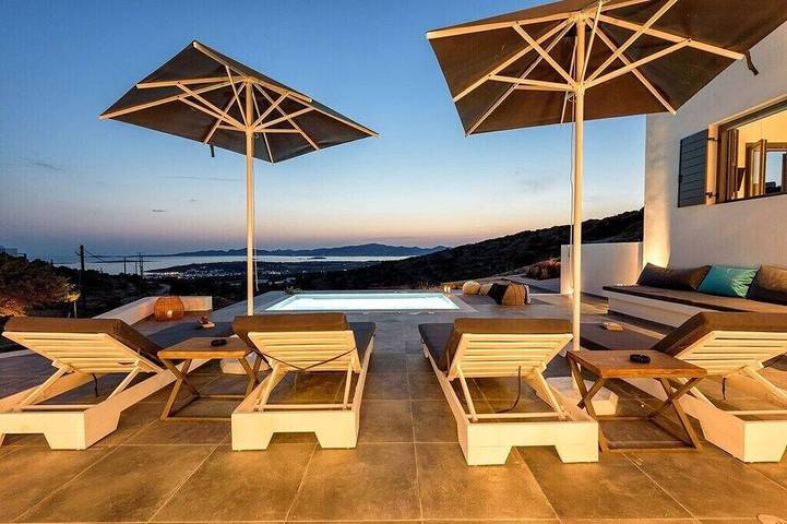 Location de vacances pour 10 personnes, avec jardin et balcon dans Aliki - 3