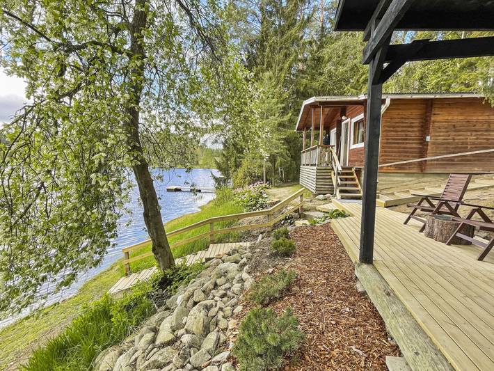 Ferienhaus für 3 Personen, mit Terrasse und Sauna, mit Haustier - 1