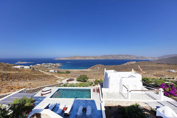 Villa voor 12 personen, met balkon en tuin op Mykonos