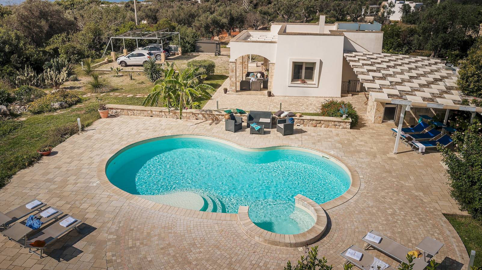 Casa Vacanza per 8 Persone in Marina di Felloniche, Castrignano del Capo