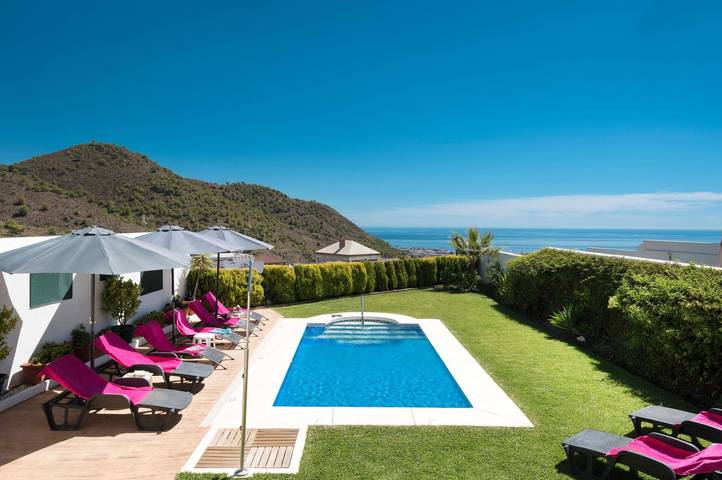 Casa rural para 8 personas, con jardín en Frigiliana