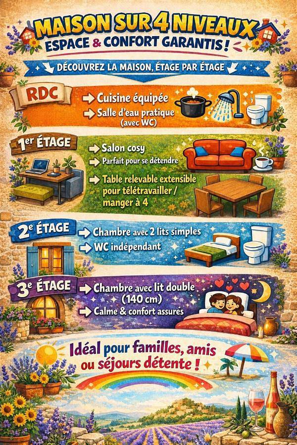 Location de vacances pour 4 personnes dans Office De Tourisme De Sederon - 2