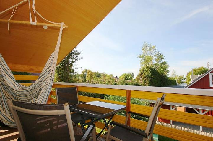 Ferienhaus für 4 Personen, mit Balkon und Garten sowie Sauna in Wiek