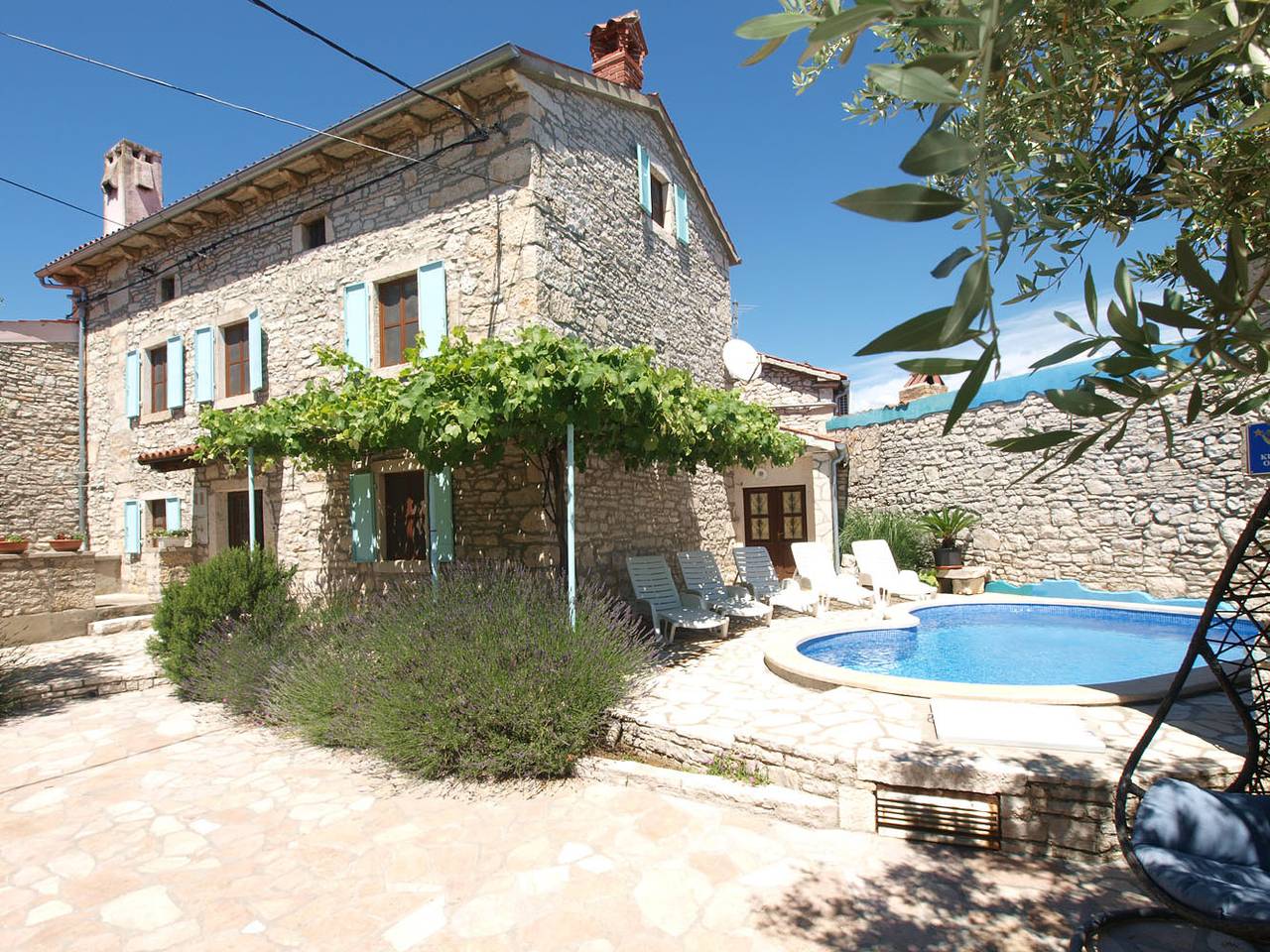 Ferienhaus für 12 Personen mit Terrasse in Barban, Südküste Istrien