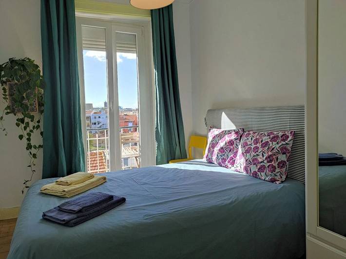 Appartamento intero, Appartamento vacanze per 3 persone con balcone/terrazza in Lisbona, Costa de Lisboa