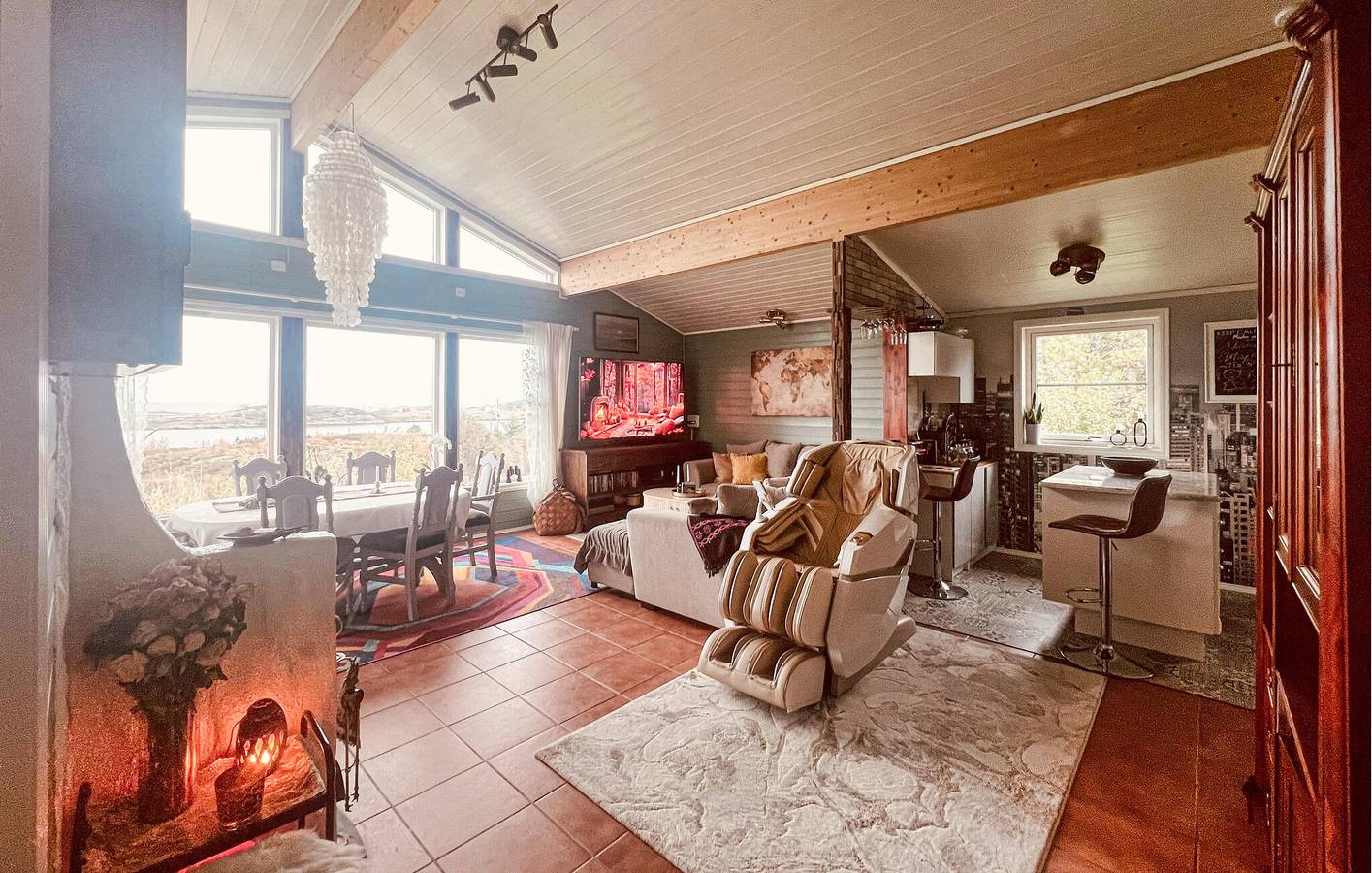 Ferienhaus für 4 Personen mit Terrasse in Eide, Nördliches Fjordnorwegen