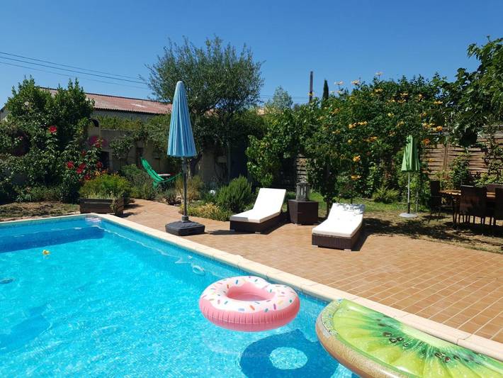 Ferienhaus für 6 Personen, mit Terrasse und Garten sowie Pool in Alignan-du-Vent